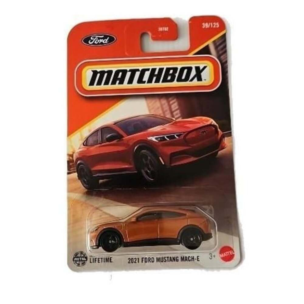2024 Matchbox #39 2021 Ford Mustang Mach-E BURNT ORANGE METALLIC